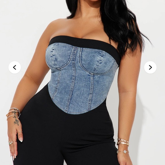 Dixie Jumpsuit - Black/combo - Picture 2 of 6